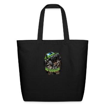 Toyota Rock Crawler Green - Eco-Friendly Cotton Tote - black - Front