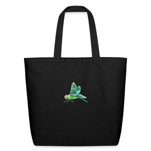 green dragonfly - Eco-Friendly Cotton Tote