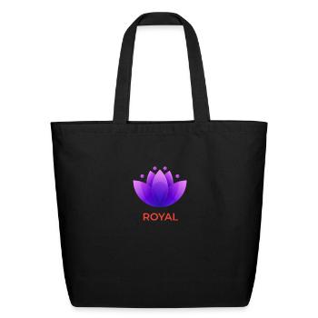ROYAL 22 - Eco-Friendly Cotton Tote - black - Front