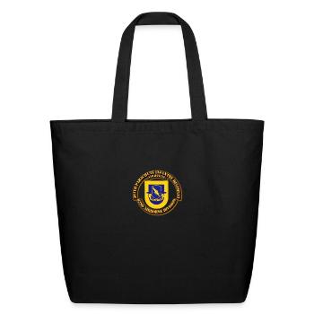Flash - 504th Parachute Infantry Regiment - Eco-Friendly Cotton Tote - black - Front