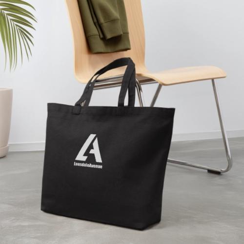 Lonsdale Avenue Logo White Text - Eco-Friendly Cotton Tote