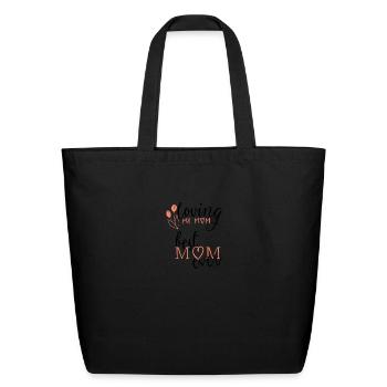 Aunt to Be: Embracing the Journey of Anticipating - Eco-Friendly Cotton Tote - black - Front