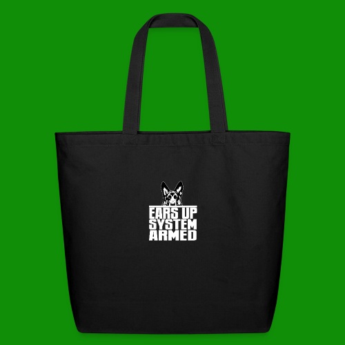 Ears Up System Armed German Shepherd - Eco-Friendly Cotton Tote