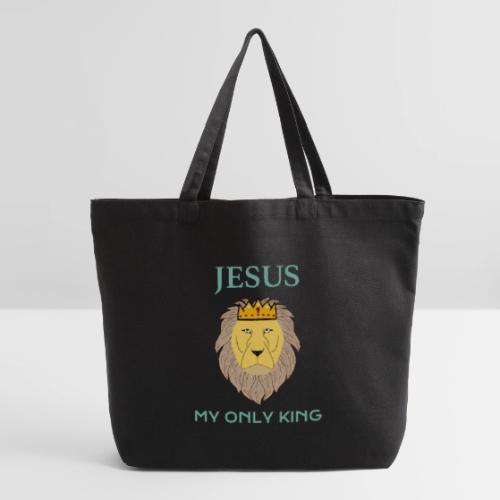 Jesus My Only King Shirt – Lion of Judah - Eco-Friendly Cotton Tote