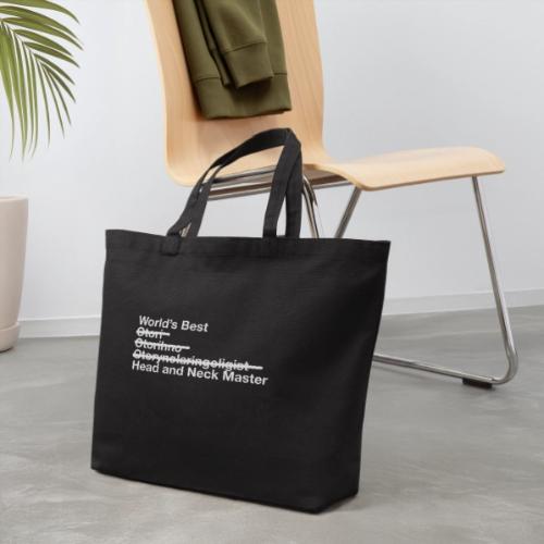 Worlds Best Head and Neck Master - Eco-Friendly Cotton Tote