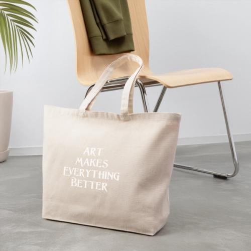 Art Makes Everything Better. - Eco-Friendly Cotton Tote