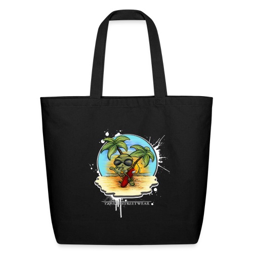 let's have a safe surf home - Eco-Friendly Cotton Tote
