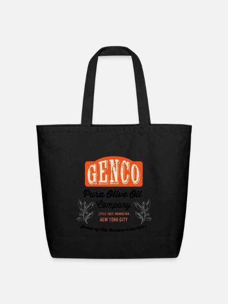 Genco Olive Oil Co - Eco-Friendly Cotton Tote - black