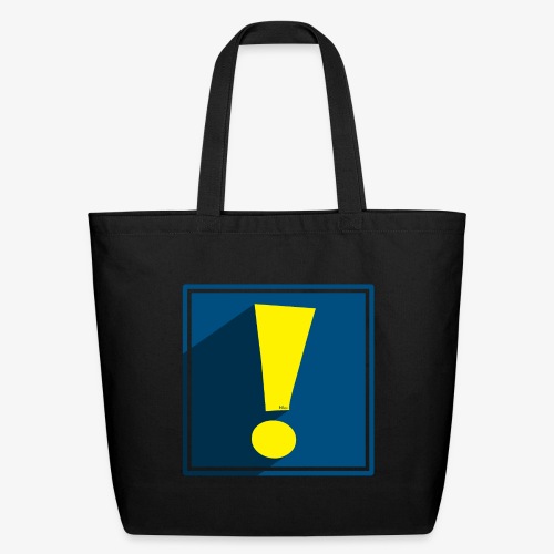 Whee Shadow Exclamation Point - Eco-Friendly Cotton Tote