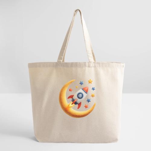 Rocket Among the Stars - Eco-Friendly Cotton Tote