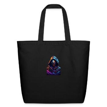 Default A detailed logo for twitch illustration - Eco-Friendly Cotton Tote - black - Front