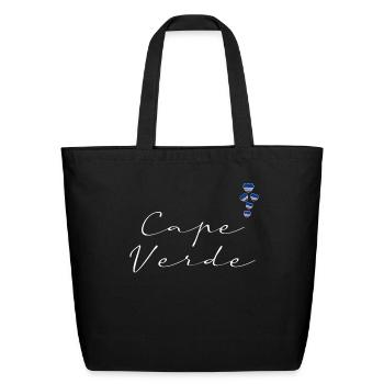 Cape Verde - Eco-Friendly Cotton Tote - black - Front