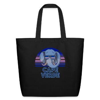 Cape Verde - Eco-Friendly Cotton Tote - black - Front
