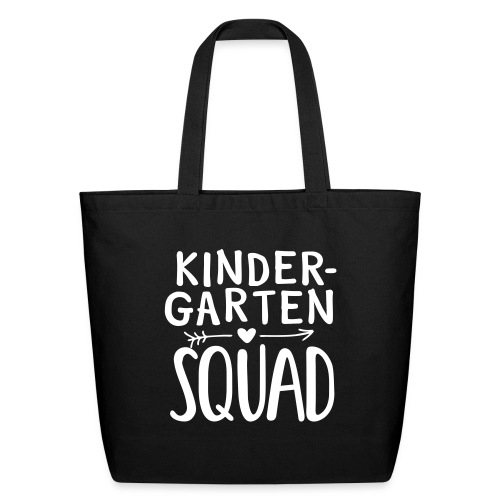 Kindergarten Squad Teacher Team T-Shirts - Eco-Friendly Cotton Tote