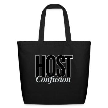 Host Confusion - Eco-Friendly Cotton Tote - black - Front