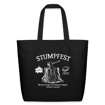 Stumpfest 2023 Brisbane Get Sweaty - Eco-Friendly Cotton Tote - black - Front