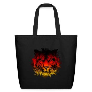 Germany - Eco-Friendly Cotton Tote - black - Front