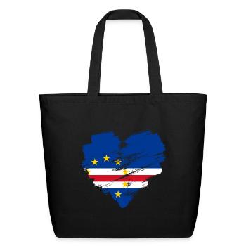 Cape Verde - Eco-Friendly Cotton Tote - black - Front