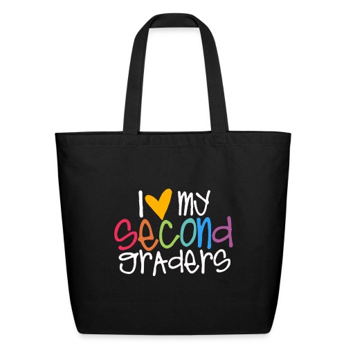 I Love My Second Graders Teacher Shirt - Eco-Friendly Cotton Tote