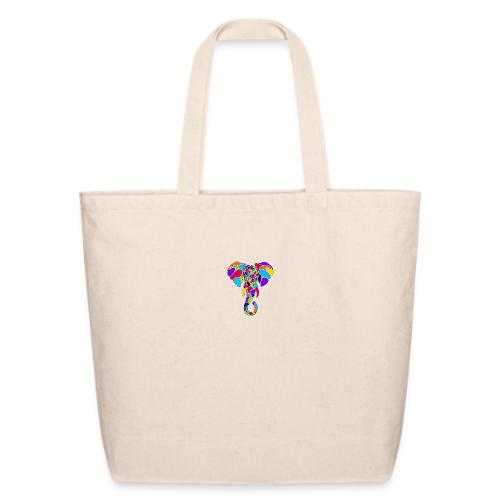 Art Deco elephant - Eco-Friendly Cotton Tote