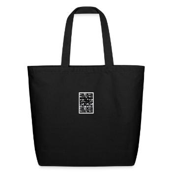 fractals - Eco-Friendly Cotton Tote - black - Front