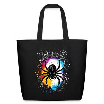 HALLOWEEN TIME - Eco-Friendly Cotton Tote - black - Front