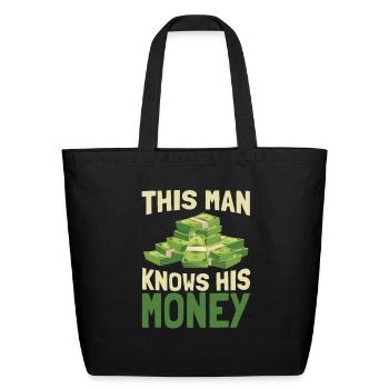 Capitalism Investor Entrepreneur Financier - Eco-Friendly Cotton Tote - black - Front