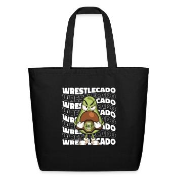 Wrestling Wrestler - Eco-Friendly Cotton Tote - black - Front