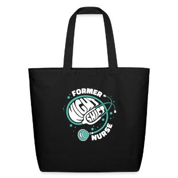 Nurse Nursing Stethoscope - Eco-Friendly Cotton Tote - black - Front
