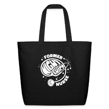 Nurse Nursing Stethoscope - Eco-Friendly Cotton Tote - black - Front