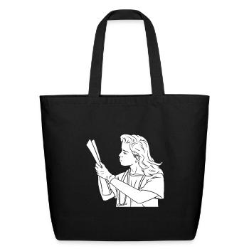 Nurse Nursing - Eco-Friendly Cotton Tote - black - Front