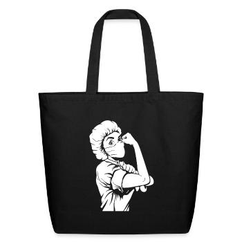 Nurse Nursing - Eco-Friendly Cotton Tote - black - Front