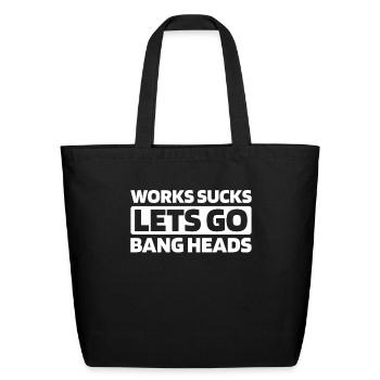Heavy Rock Metal - Eco-Friendly Cotton Tote - black - Front