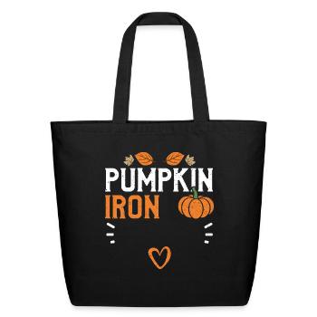 Pumpkin Iron - Pumpkin - Eco-Friendly Cotton Tote - black - Front