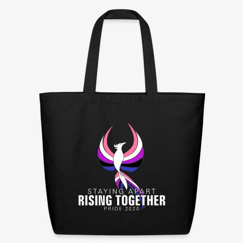 Genderfluid Staying Apart Rising Together Pride - Eco-Friendly Cotton Tote