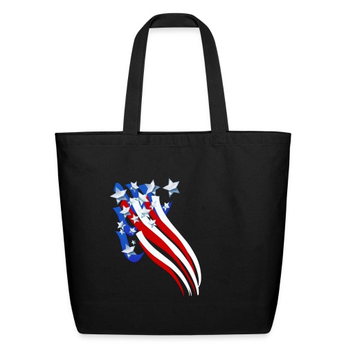 Sweeping Old Glory - Eco-Friendly Cotton Tote