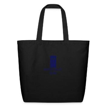 Basically Run - Eco-Friendly Cotton Tote - black - Back