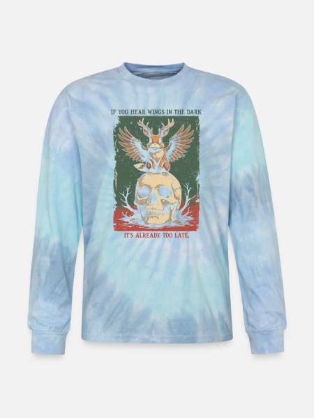 Wolpertinger Creature Mythological Creatures - Tie Dye Long Sleeve T-shirt - blue lagoon