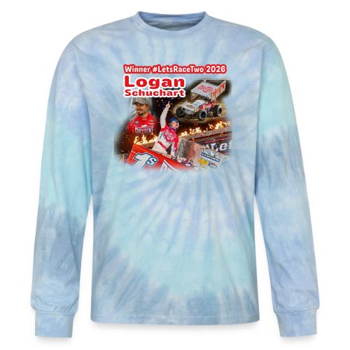 Logan Schuchart #LetsRaceTwo Winner - Tie Dye Long Sleeve T-shirt