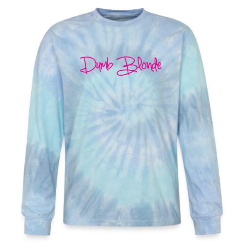 dumb blonde - Tie Dye Long Sleeve T-shirt
