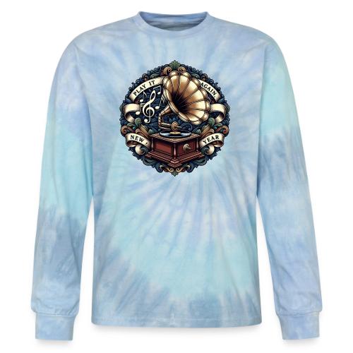 Ornate Phonograph T-Shirt - Tie Dye Long Sleeve T-shirt
