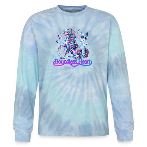 Boundless Heart Neon Galaxy Dog Shirt - Tie Dye Long Sleeve T-shirt