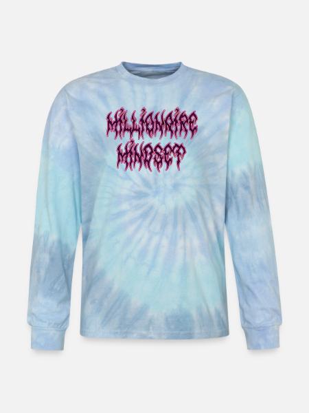 MM new logo - Tie Dye Long Sleeve T-shirt - blue lagoon