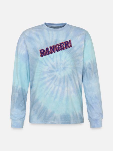 Banger purple orange - Tie Dye Long Sleeve T-shirt - blue lagoon