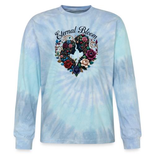 Eternal Bloom Embrace T-Shirt - Tie Dye Long Sleeve T-shirt