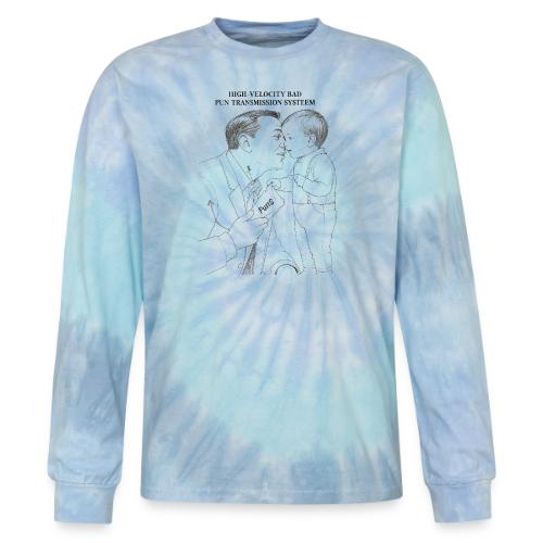 Dad Joke Blueprint T-Shirt - Tie Dye Long Sleeve T-shirt
