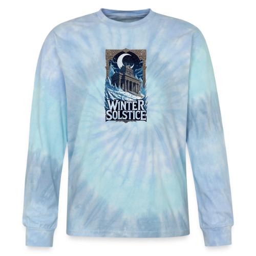 Winter Solstice Temple T-Shirt - Tie Dye Long Sleeve T-shirt