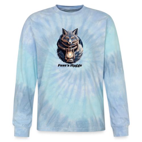 Hygge Ember Fox T-Shirt - Tie Dye Long Sleeve T-shirt