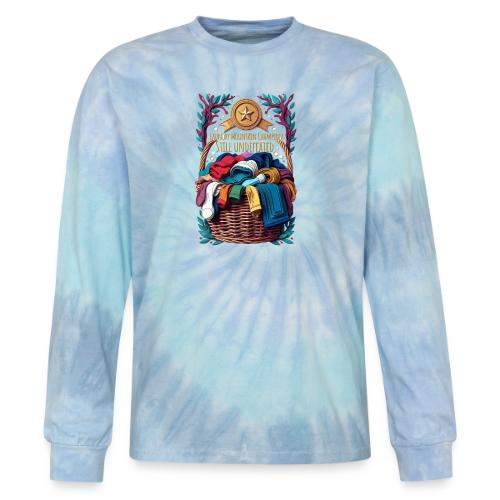 Laundry Mountain Champion Tee | Still Undefeated - Tie Dye Long Sleeve T-shirt