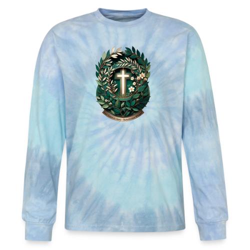 Easter Ever Green in Glory Laurel T Shirt, Gift - Tie Dye Long Sleeve T-shirt